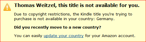 Du kannst es nicht kaufen